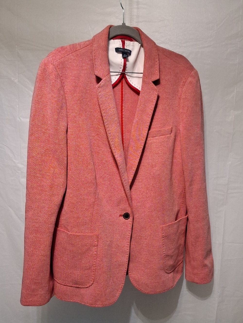 Tommy Hilfiger White and Red Blazer — Women's